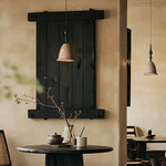 Arden Wood Pendant Light – Handcrafted Modern Hanging Lamp for Dining and Kitchen