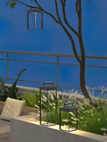 Arden Solar Lantern – Modern Outdoor Table Lamp with Handle