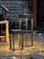 Arden Solar Lantern – Modern Outdoor Table Lamp with Handle