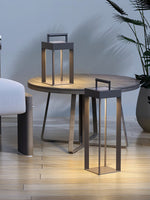 Arden Solar Lantern – Modern Outdoor Table Lamp with Handle