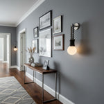 Ardora Wall Lamp — Natural Stone & Brass Sculptural Sconce
