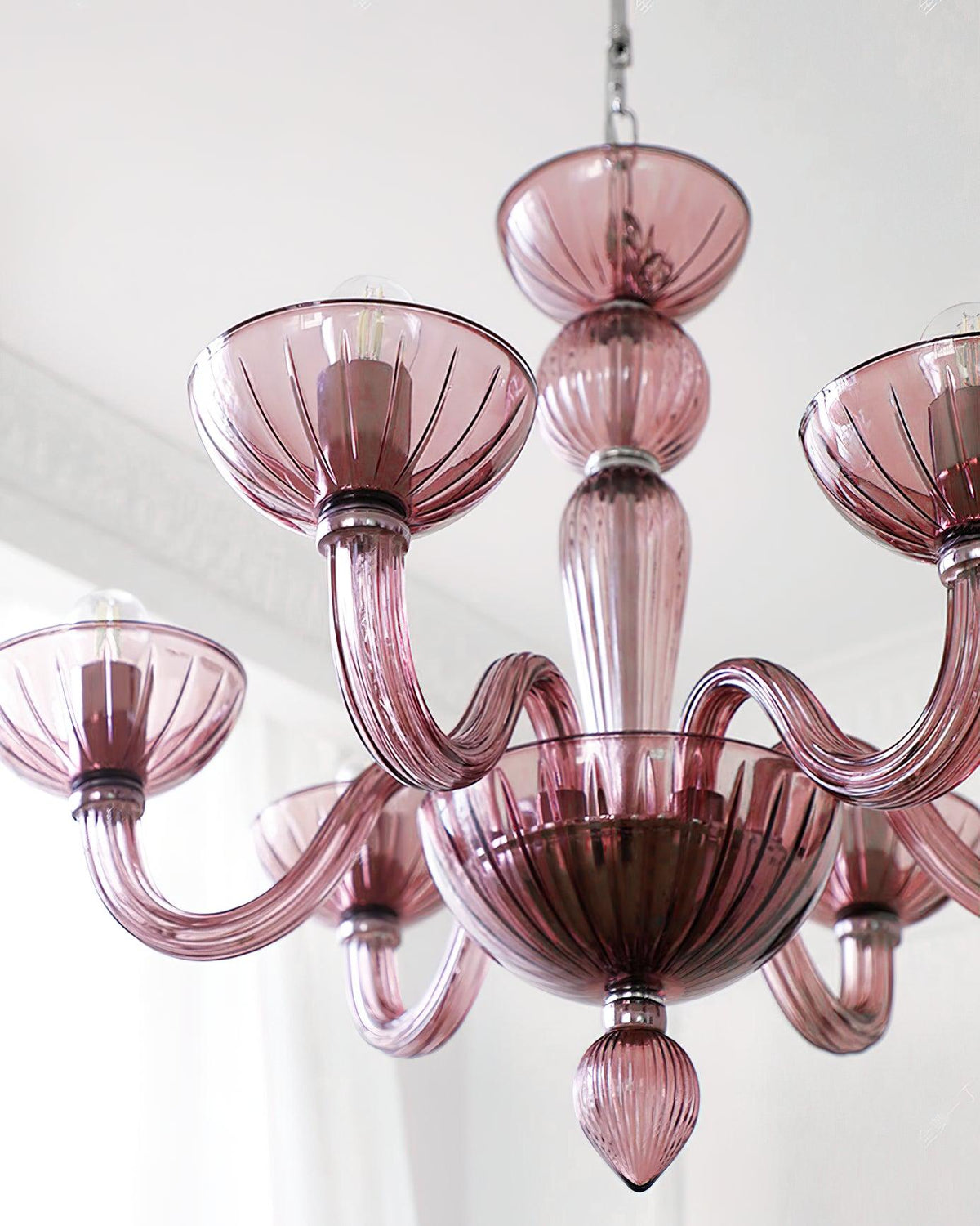 Ares Glass Chandelier | Handcrafted Murano-Style Pendant Light for Modern Interiors