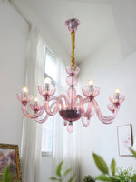 Ares Glass Chandelier | Handcrafted Murano-Style Pendant Light for Modern Interiors