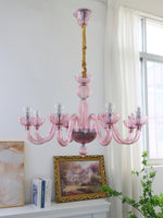 Ares Glass Chandelier | Handcrafted Murano-Style Pendant Light for Modern Interiors