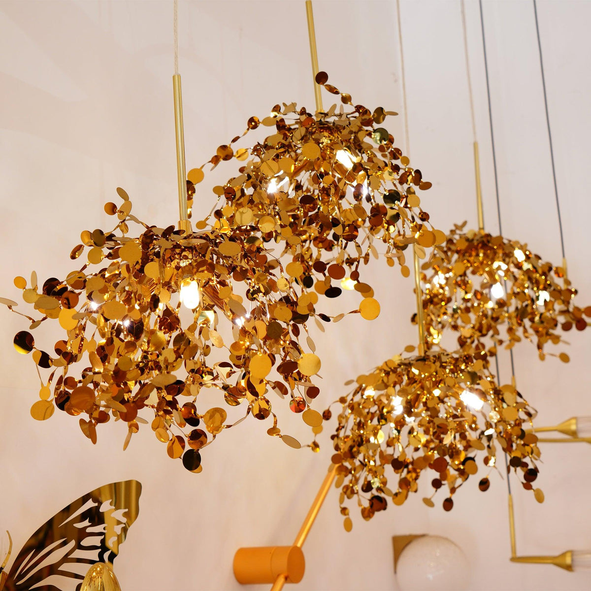 Luminex Modern Cloud Pendant Light – Designer Stainless Steel Chandelier