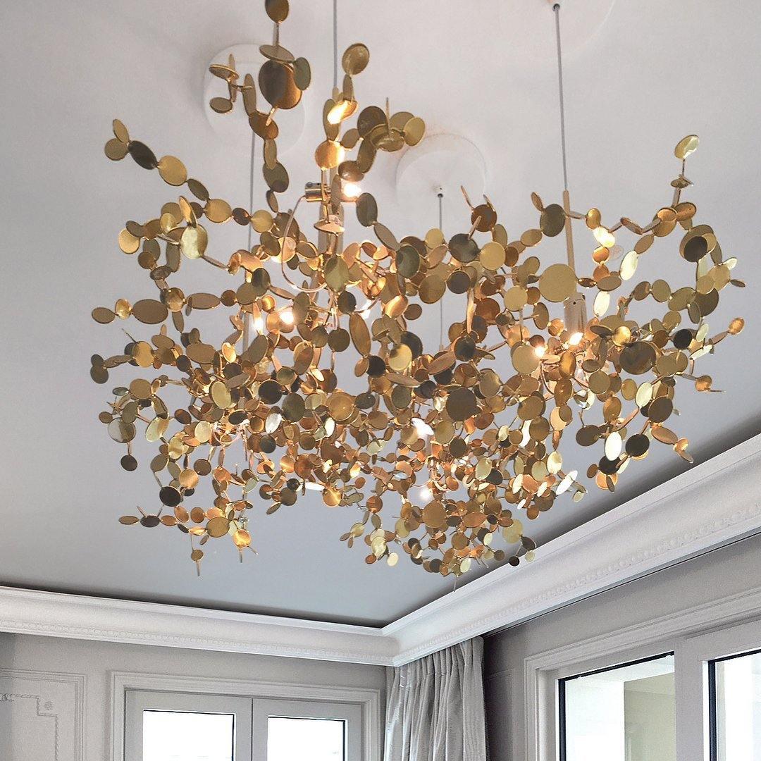 Luminex Modern Cloud Pendant Light – Designer Stainless Steel Chandelier