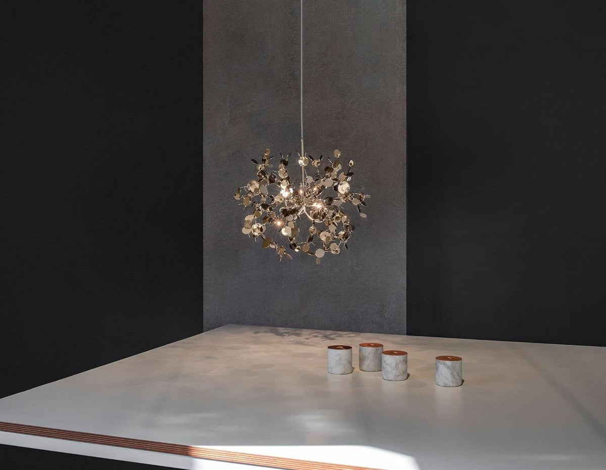 Luminex Modern Cloud Pendant Light – Designer Stainless Steel Chandelier