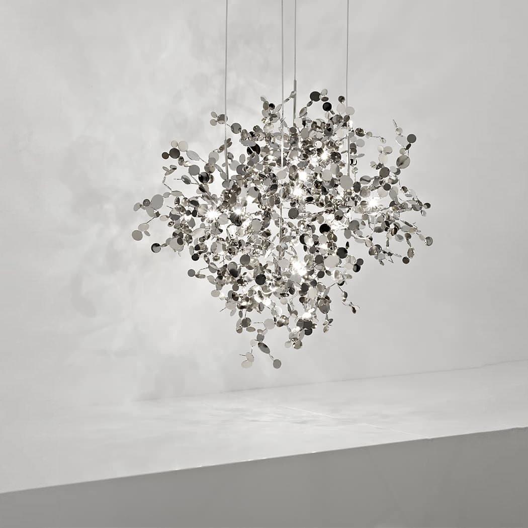 Luminex Modern Cloud Pendant Light – Designer Stainless Steel Chandelier