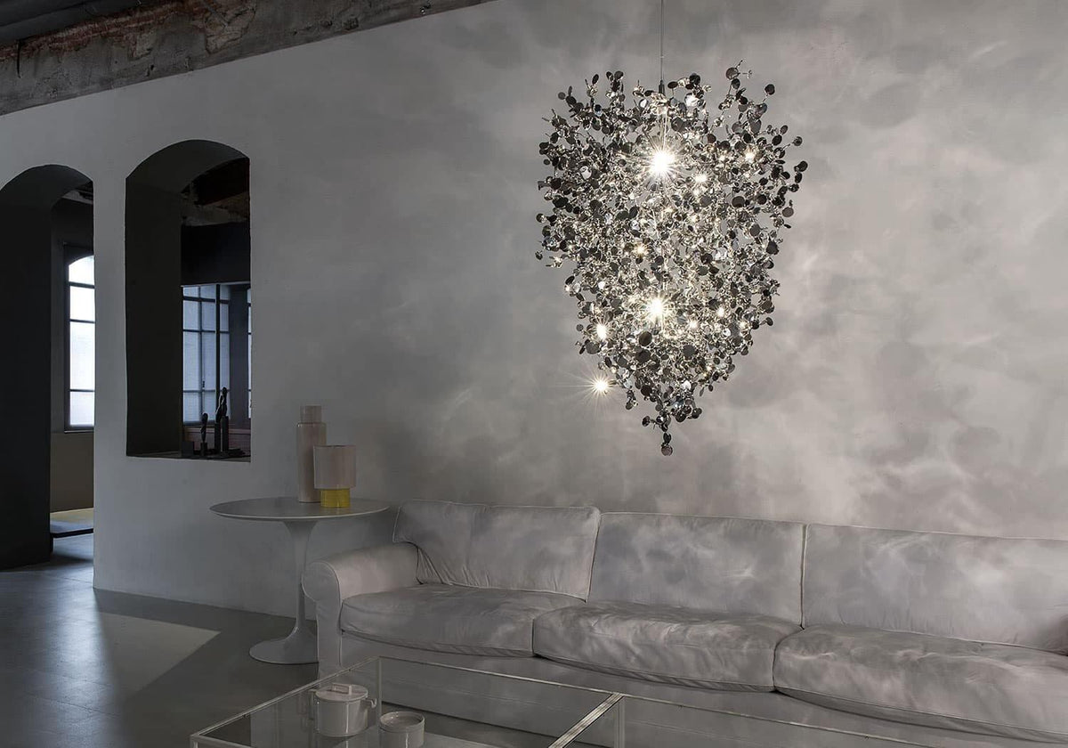 Luminex Modern Cloud Pendant Light – Designer Stainless Steel Chandelier