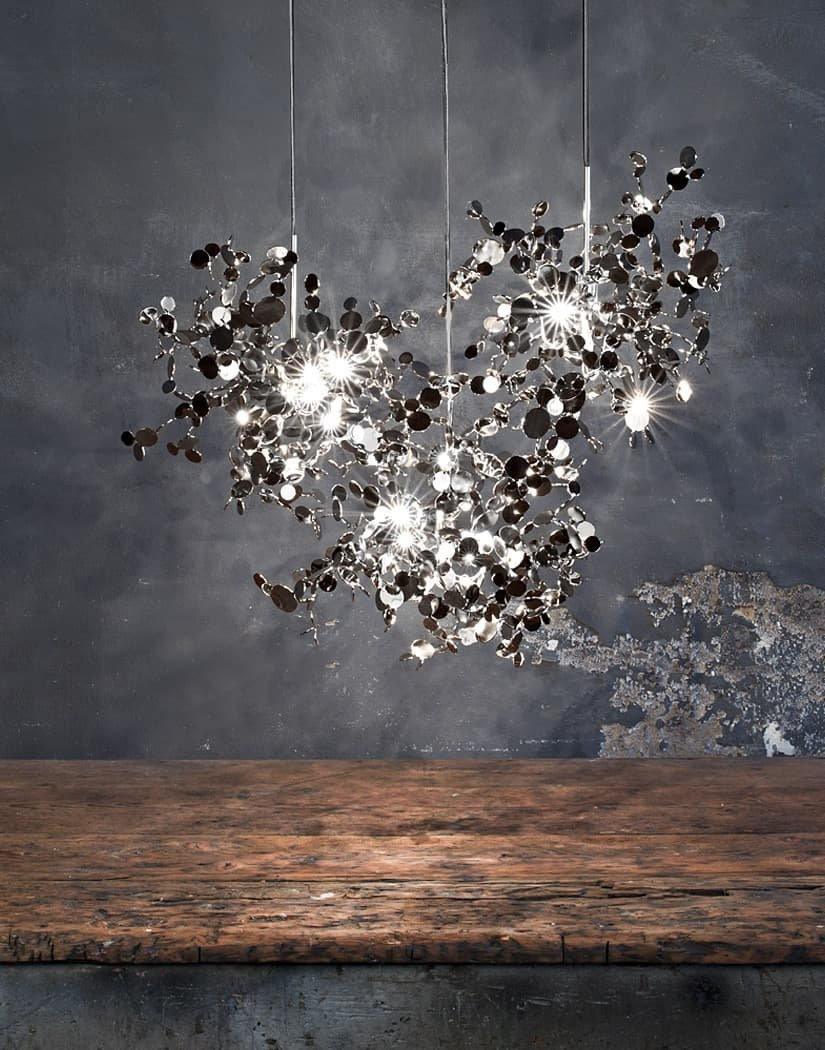Luminex Modern Cloud Pendant Light – Designer Stainless Steel Chandelier