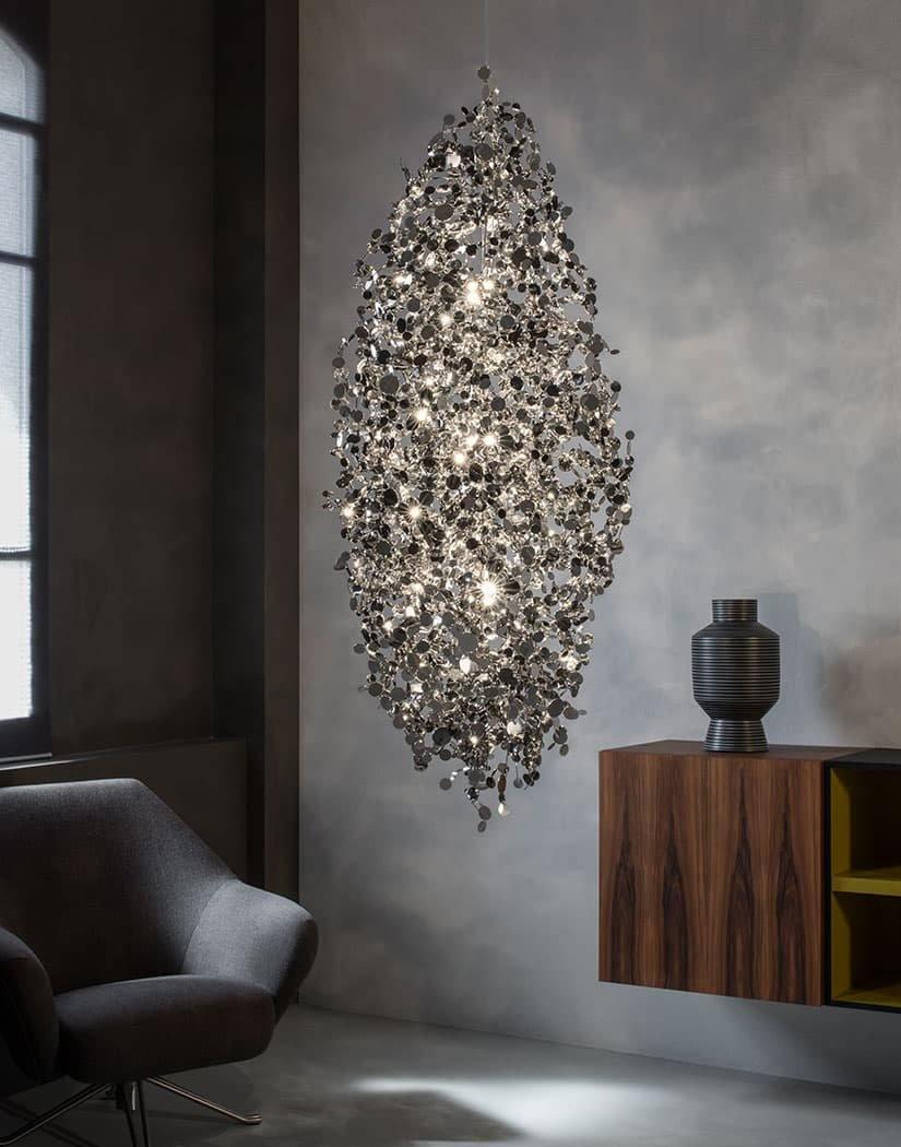 Luminex Modern Cloud Pendant Light – Designer Stainless Steel Chandelier