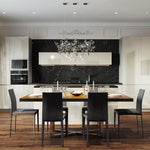 Luminex Modern Cloud Pendant Light – Designer Stainless Steel Chandelier