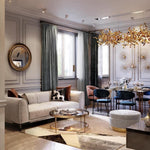 Luminex Modern Cloud Pendant Light – Designer Stainless Steel Chandelier