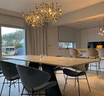 Luminex Modern Cloud Pendant Light – Designer Stainless Steel Chandelier