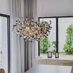 Luminex Modern Cloud Pendant Light – Designer Stainless Steel Chandelier