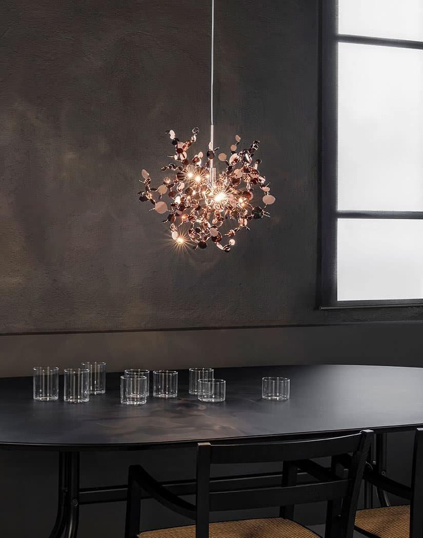 Luminex Modern Cloud Pendant Light – Designer Stainless Steel Chandelier