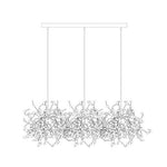 Luminex Modern Cloud Pendant Light – Designer Stainless Steel Chandelier