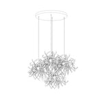 Luminex Modern Cloud Pendant Light – Designer Stainless Steel Chandelier