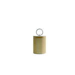 Arlette Solar Lantern Outdoor Lamp with Rattan Shade