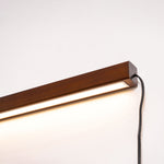 Arlo Wooden LED Wall Sconce – Plug-In Linear Light for Modern Interiors