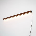 Arlo Wooden LED Wall Sconce – Plug-In Linear Light for Modern Interiors