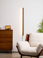 Arlo Wooden LED Wall Sconce – Plug-In Linear Light for Modern Interiors