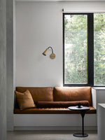 Arlo Sculpted Wood Wall Sconce – Modern Minimalist Bedside Lighting