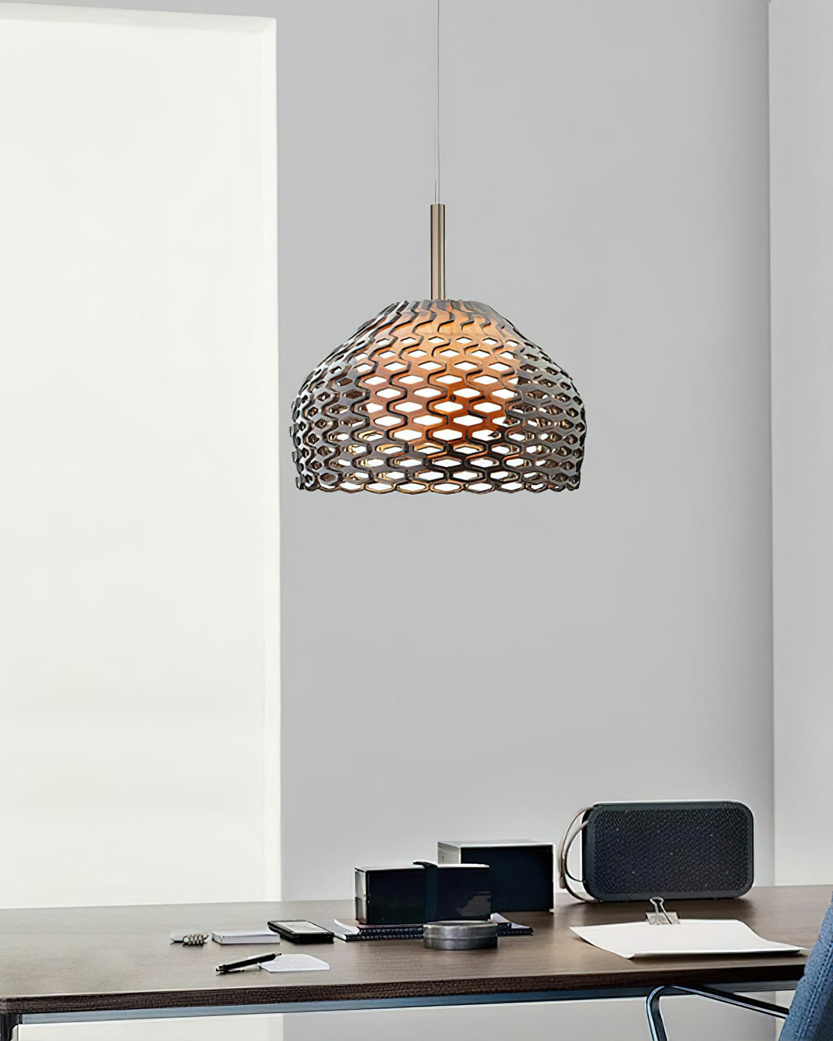 Armadillo Sculptural Pendant Light – Modern Metal Hanging Lamp for Dining & Living Spaces
