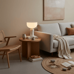 Arno Sphere Marble Table Lamp – Modern Sculptural LED Desk Light