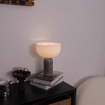 Arno Sphere Marble Table Lamp – Modern Sculptural LED Desk Light