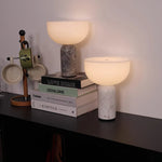 Arno Sphere Marble Table Lamp – Modern Sculptural LED Desk Light