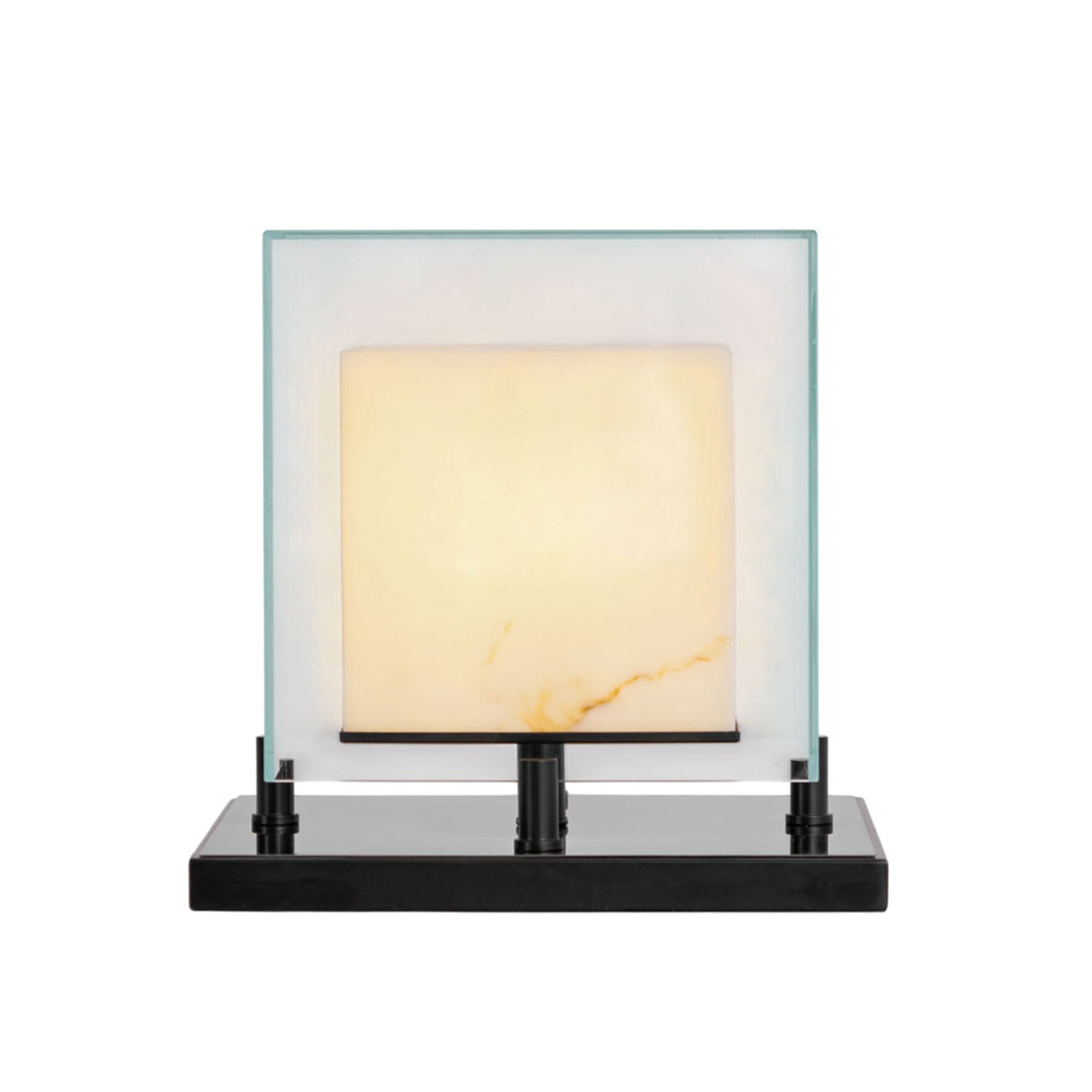 Arqra Alabaster Table Lamp – Sculptural LED Accent Light for Modern Interiors