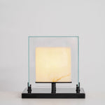 Arqra Alabaster Table Lamp – Sculptural LED Accent Light for Modern Interiors