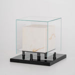 Arqra Alabaster Table Lamp – Sculptural LED Accent Light for Modern Interiors