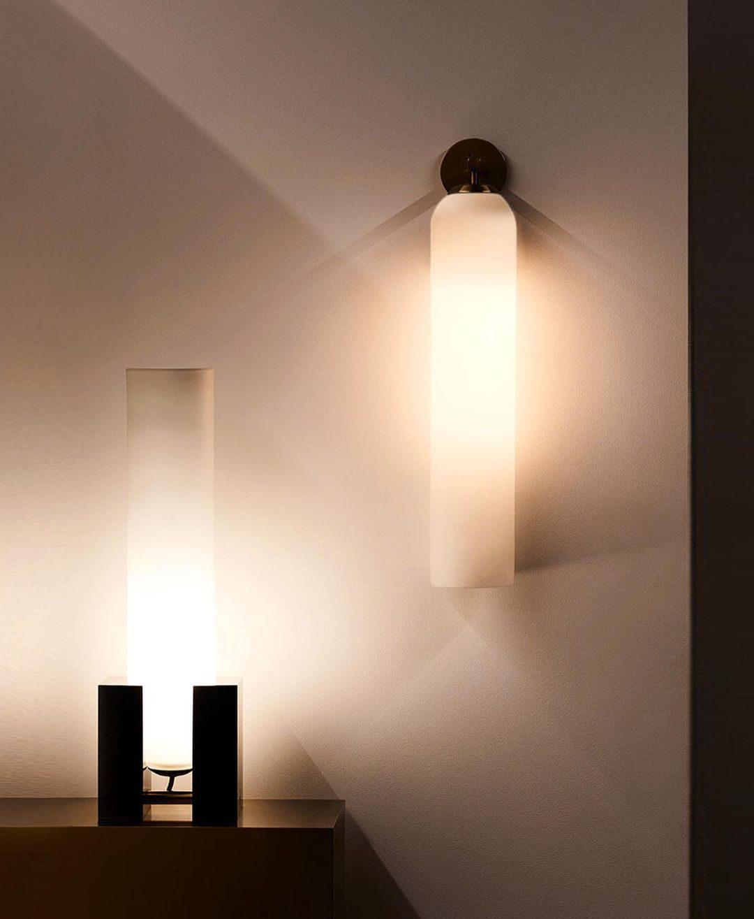 Art Glass Wall Sconce with Dual Mounting, Mouthblown Glass, Gold, Black, or Sand Nickel