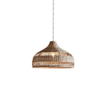 Artisan Rattan Dome Pendant Light – Natural Woven Shade for Modern Interiors