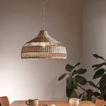 Artisan Rattan Dome Pendant Light – Natural Woven Shade for Modern Interiors