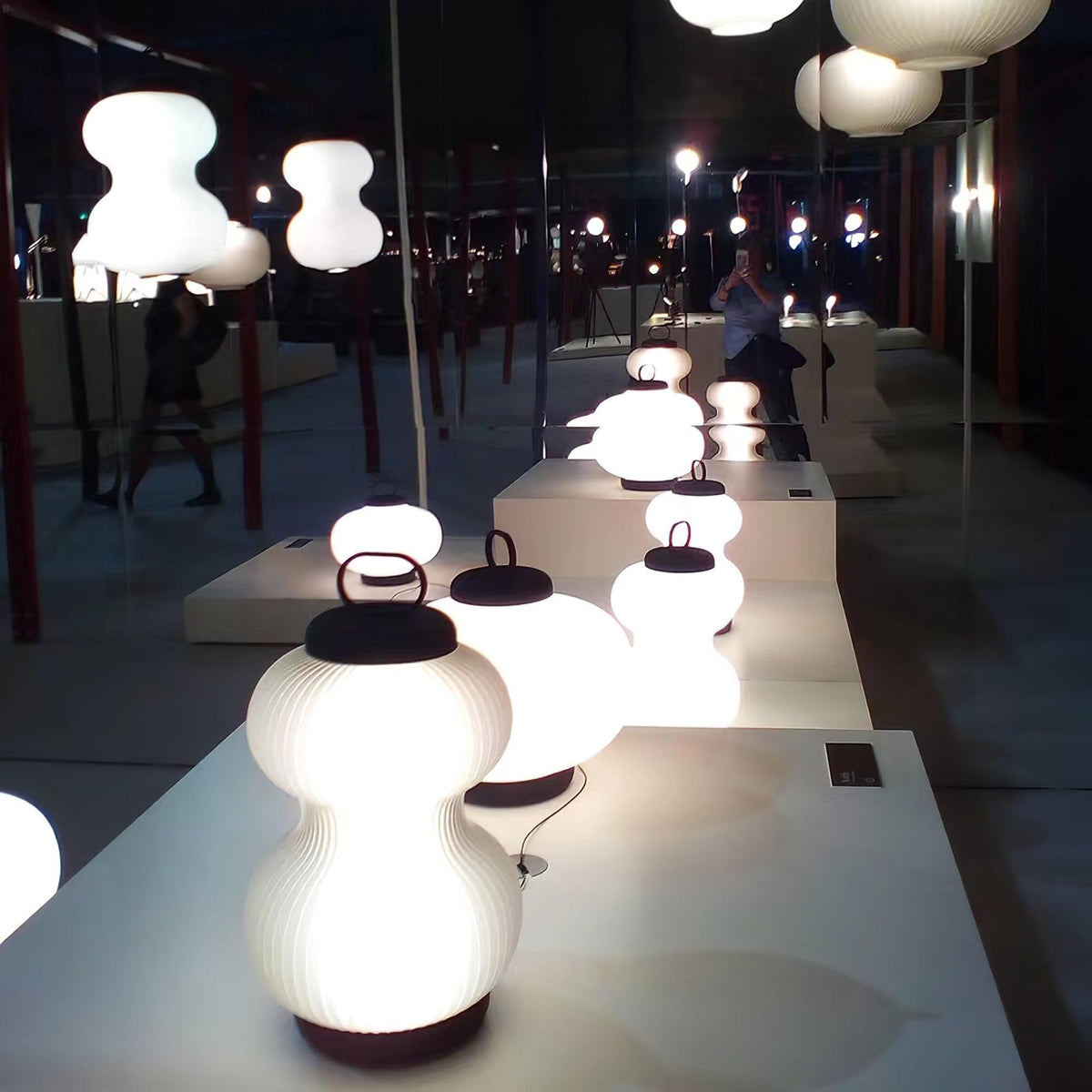 Artisan Gourd Glass Pendant Light – Modern LED Hanging Lamp for Dining & Living Spaces