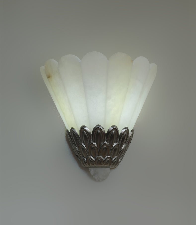 Artoria Petal Alabaster Wall Sconce – Modern Art Deco Lighting