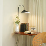 Alocasia Swivel Plug-In Wall Sconce with Adjustable Shade