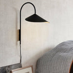 Alocasia Swivel Plug-In Wall Sconce with Adjustable Shade