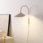 Alocasia Swivel Plug-In Wall Sconce with Adjustable Shade