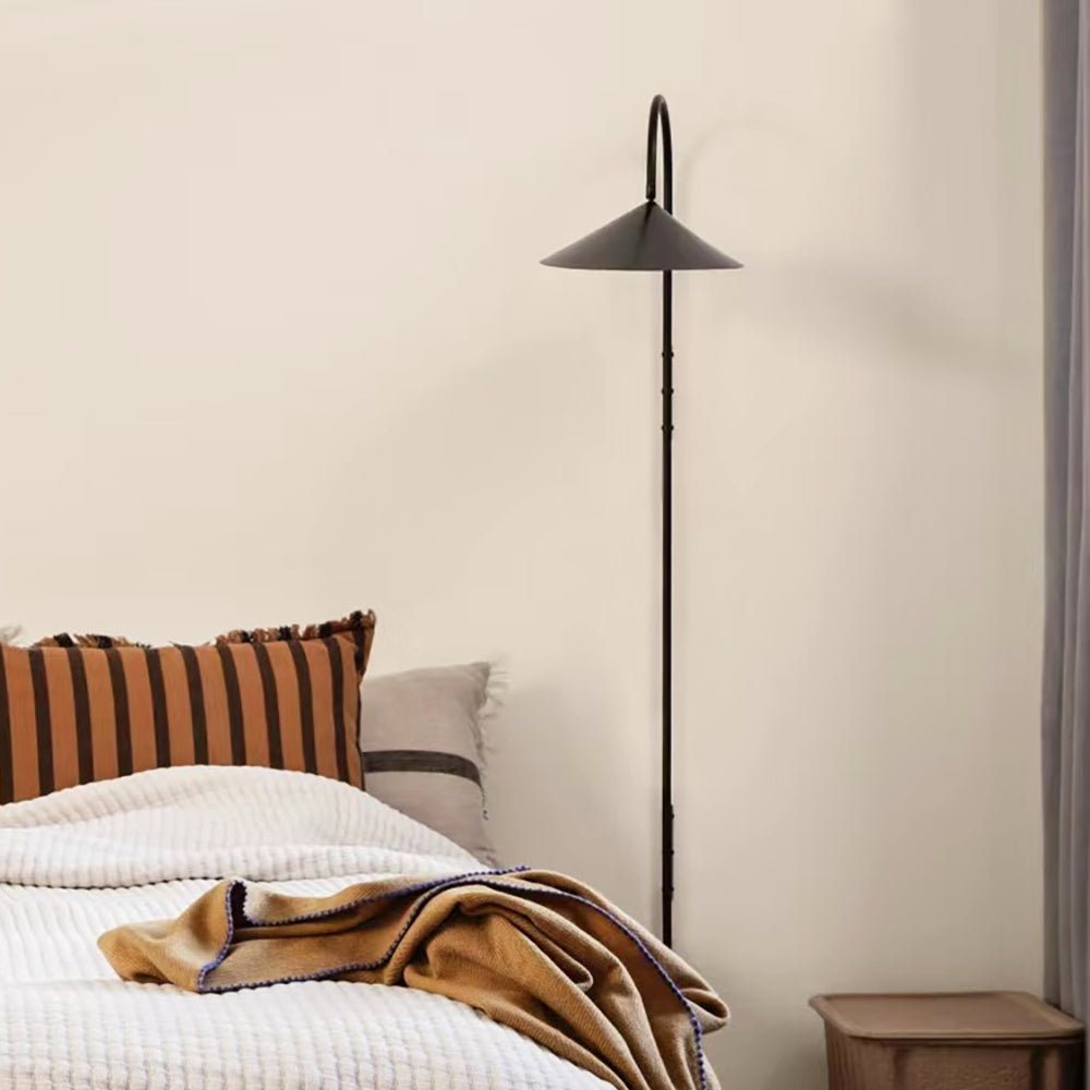 Alocasia Swivel Plug-In Wall Sconce with Adjustable Shade