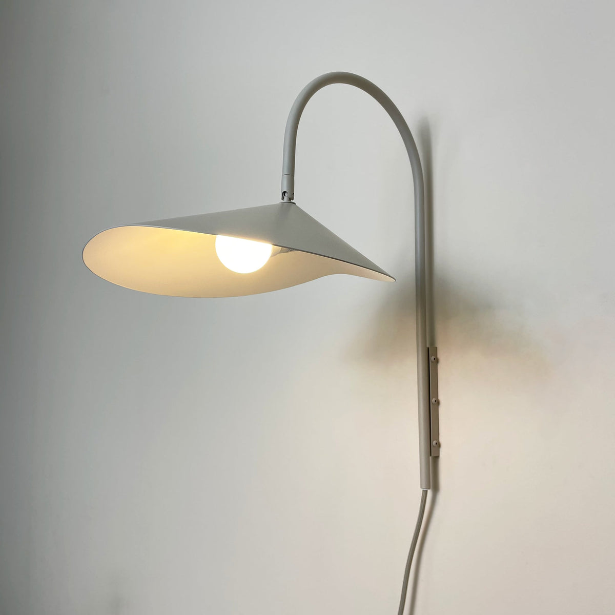Alocasia Swivel Plug-In Wall Sconce with Adjustable Shade