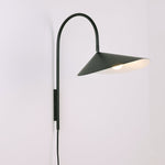 Alocasia Swivel Plug-In Wall Sconce with Adjustable Shade
