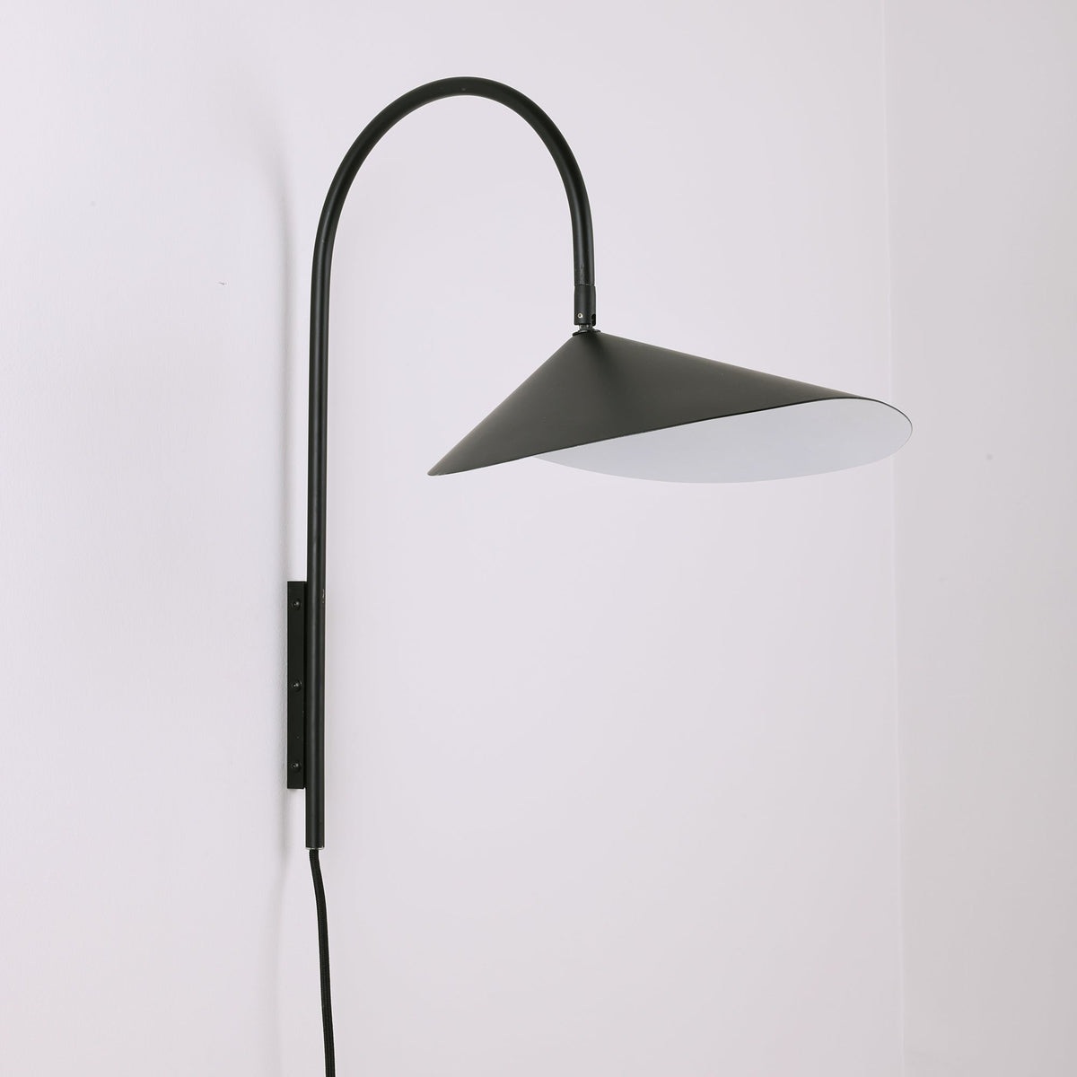 Alocasia Swivel Plug-In Wall Sconce with Adjustable Shade