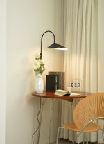 Alocasia Swivel Plug-In Wall Sconce with Adjustable Shade