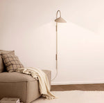 Alocasia Swivel Plug-In Wall Sconce with Adjustable Shade