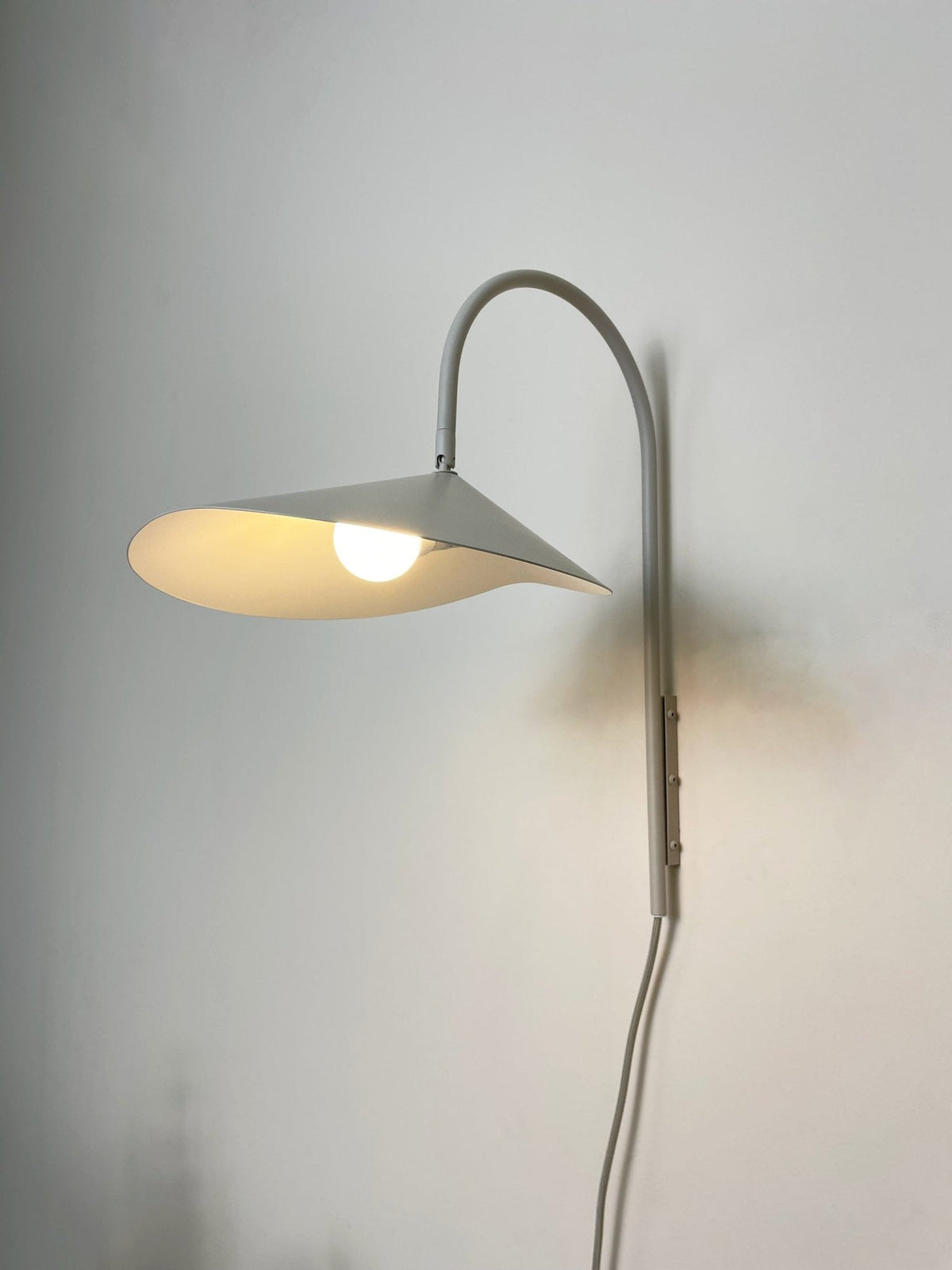 Alocasia Swivel Plug-In Wall Sconce with Adjustable Shade