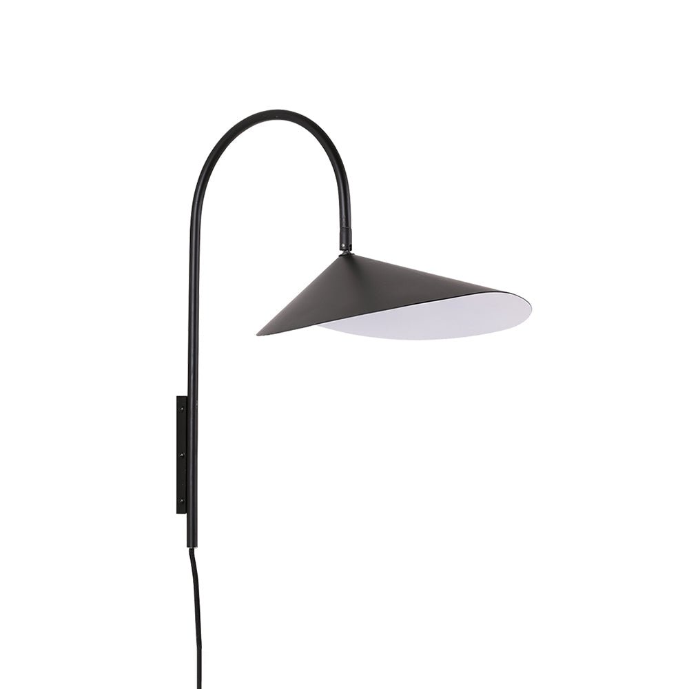Alocasia Swivel Plug-In Wall Sconce with Adjustable Shade